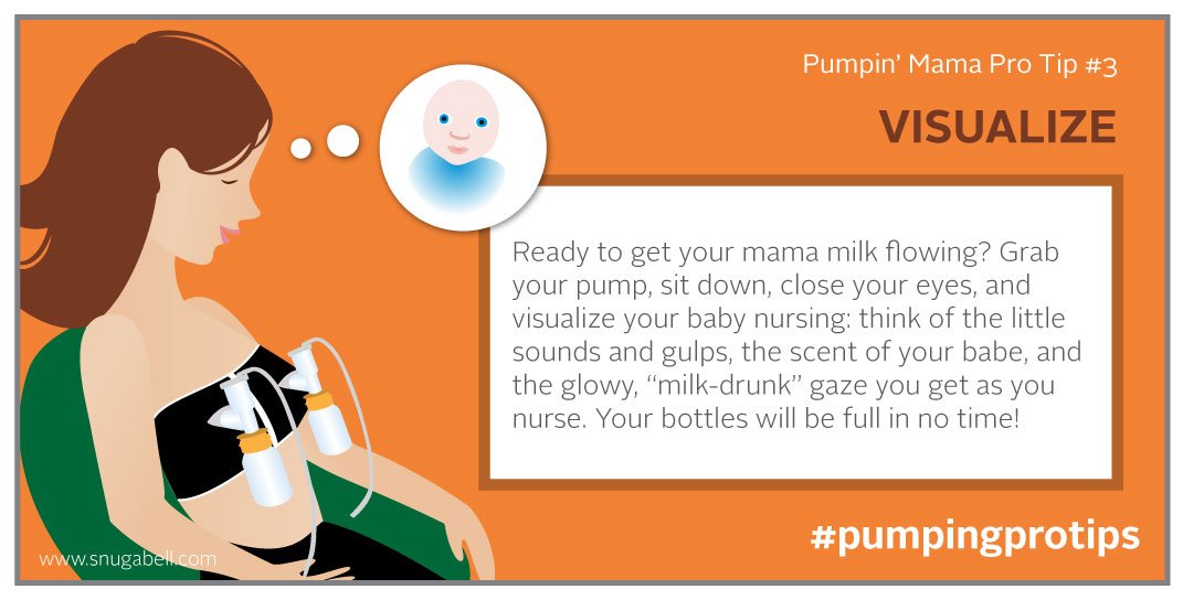 snugabell's tweet photo. Need a little help with your letdown? Close your eyes and visualize #breastfeeding your nursling! #pumpingprotips https://t.co/Qjrp2EVJ97