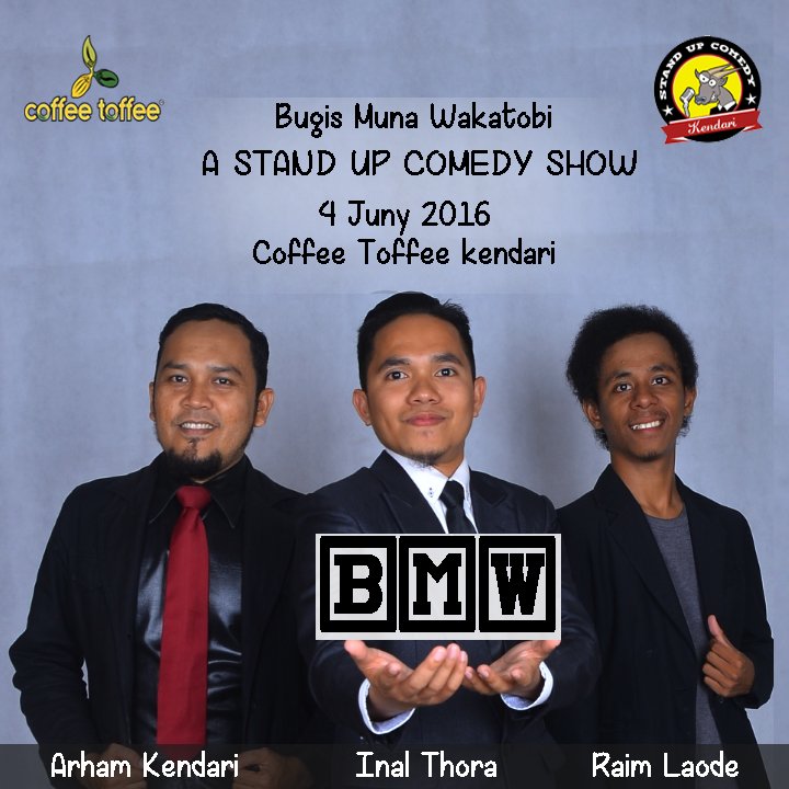 StandUpIndo_KDI's tweet photo. #BMW sebuah Stand Up Comedy Spesial 4 Juni 2016 at Coffee Toffee kdi https://t.co/8VIez8Hn5t