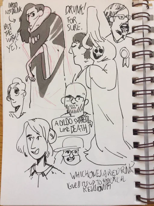 I definitely haven't drawn anything good this tcaf but I sure have been drunk 
