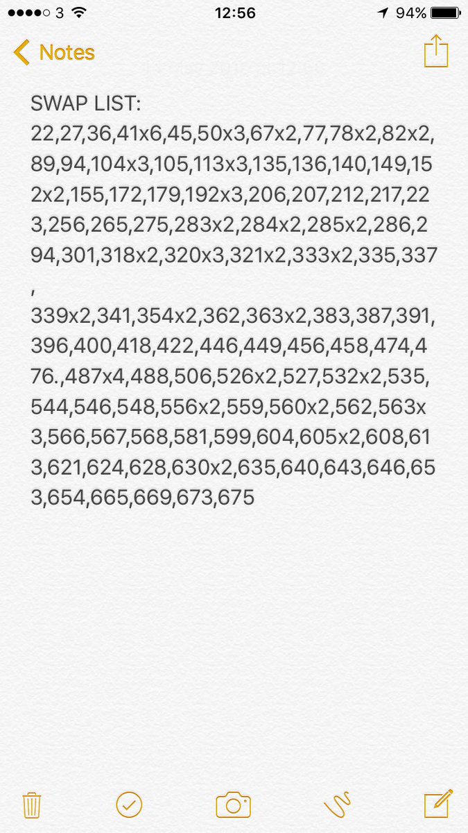 Rhods89's tweet photo. Can anyone help me out?? Only need 6 to go, happy to swap generously. Both my lists are below #gotgotneed https://t.co/6oYt9qF3Qw