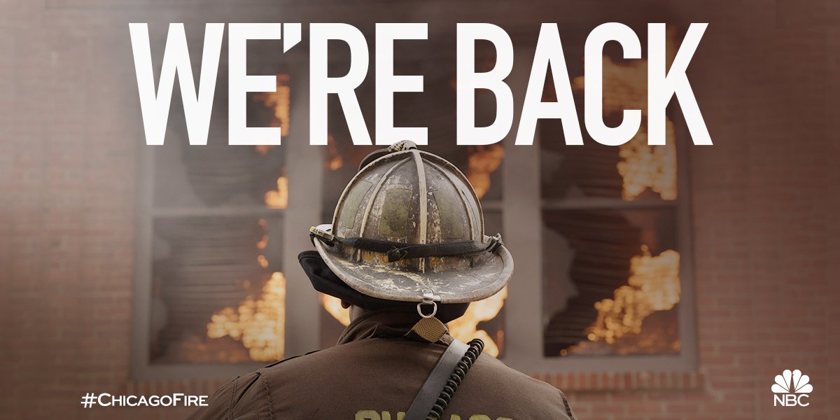 NBCOneChicago's tweet photo. Is it hot in here, or is it just Season 5? We’ll see you for #ChicagoFire Tuesdays this fall on @NBC. https://t.co/ob3RXqcC6u