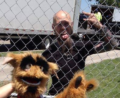 TNotchad's tweet photo. @DrowningPool  @RockfestKC @989TheRockKQRC  C. J. Pierce thanks for pic. And kicking ass this year. https://t.co/OGyGNVlAVj