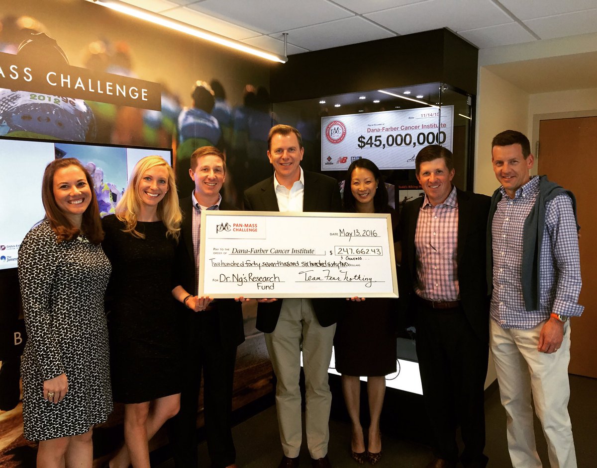 TeamFearNothing's tweet photo. Great day at @DanaFarber for @PanMass check presentation -$247,000 and counting! Support https://t.co/aCBfqutHwr https://t.co/qvJyZFlS84