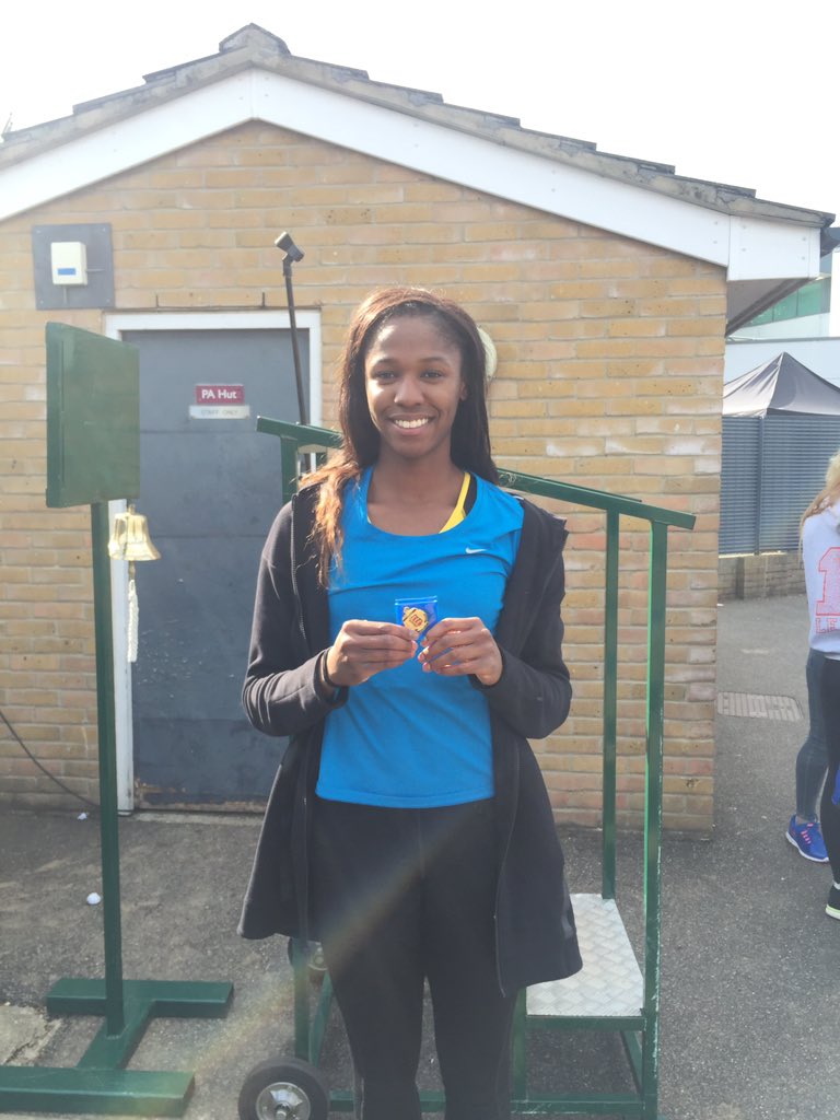 BeaglesAC's tweet photo. Massive congratulations Finette Agyapong (coach @CoralNourrice)!! Essex County Championship U20W 100m and 200m GOLD. https://t.co/7o4IxJf8fR