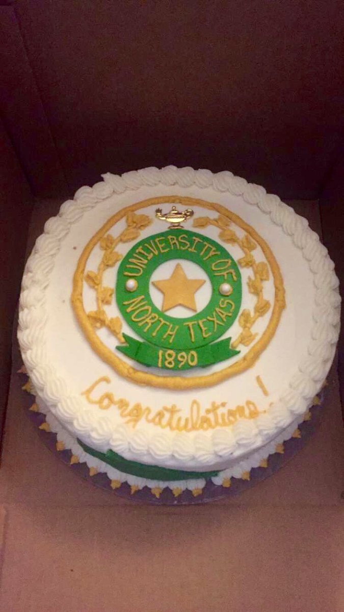 1/2 vanil 1/2 hazelnut choc cake w white chocolate buttercream <a href="/UNTsocial/">University of North Texas</a> <a href="/UNTnews/">UNT News</a> #congratsgraduates