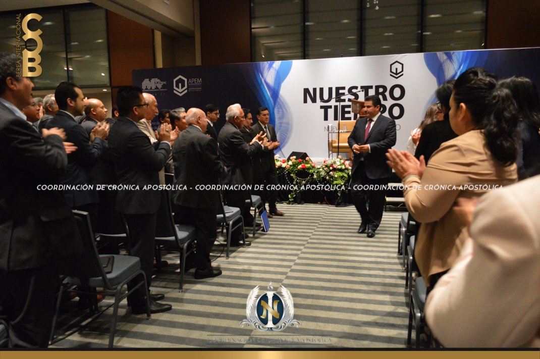 BereaInter's tweet photo. Presentación Apostólica "Nuestro Tiempo Ha Llegado"

#2CongresoNuevaEra
#BereaInternacional https://t.co/UYniiNeyVS