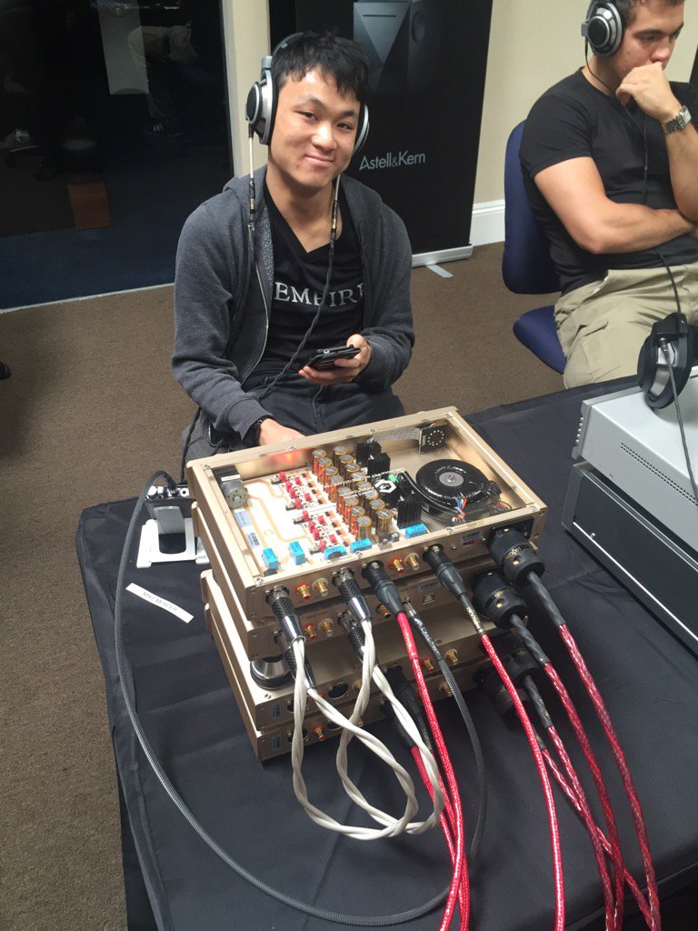 <a href="/QuestyleAudio/">Questyle</a> wired w/ <a href="/NordostCables/">Nordost Cables</a> <a href="/TheSourceAV/">The Source AV Design</a>: NetForce <a href="/headfi/">Jude Mansilla</a> lovin the #music #MakingTheConnection