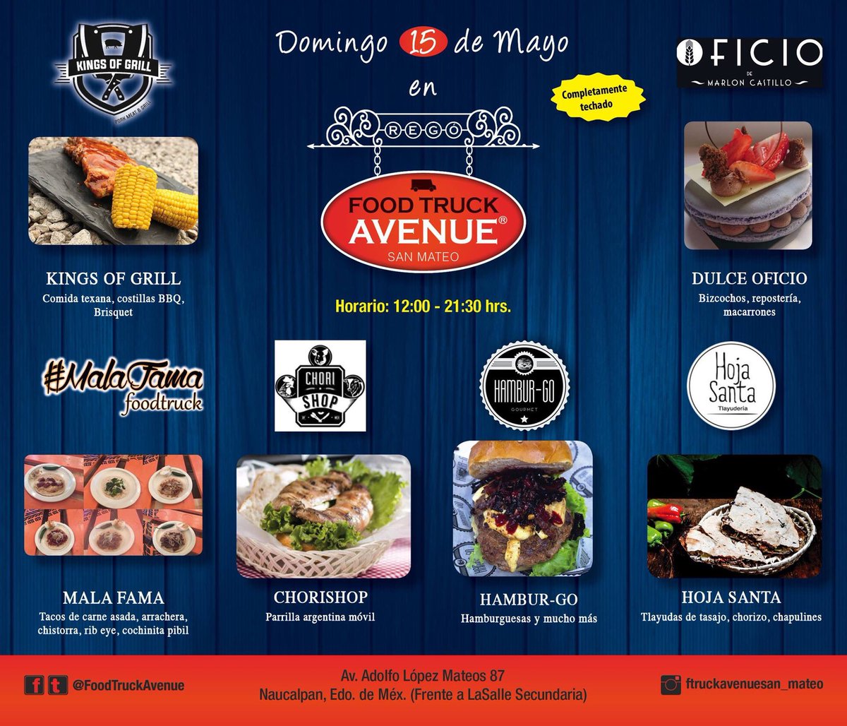 Domingo que no puedes dejar pasar la oportunidad de deleitarse con algo delicioso #SaborHamburgoFt <a href="/FoodTruckAvenue/">Food Truck Avenue</a>