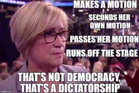 PaiigeNiicole8's tweet photo. #RemoveRoberta #nvdemconvention was a JOKE! Regardless of #Democrat or #Republican this is scary. Not by the people! https://t.co/TZQmYkpdtz