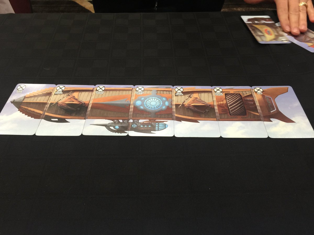 superboardbros's tweet photo. #DasterdlyDirigibles is a riot! How much fun! And the art! @firesidegames @Chupacabra_Con https://t.co/GSaxk3I9Ze