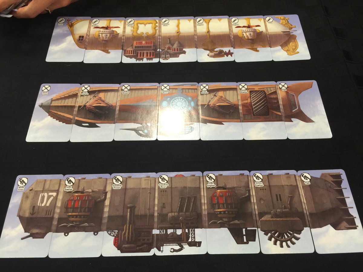 superboardbros's tweet photo. #DasterdlyDirigibles is a riot! How much fun! And the art! @firesidegames @Chupacabra_Con https://t.co/GSaxk3I9Ze