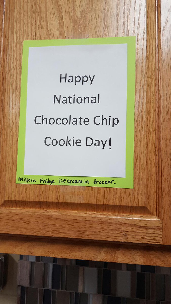HDLapeer's tweet photo. Happy National Chocolate Chip Cookie Day! #MWMay2016 2736! https://t.co/U7B7NKMN9G