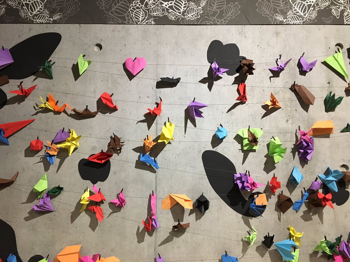 hmcgillivray's tweet photo. Feeling nostalgic at #UBC. My Fine Arts degree meets #beatymeadows w/ origami flowers &amp; seeds @beatymuseum https://t.co/NVd9Hv2kjD