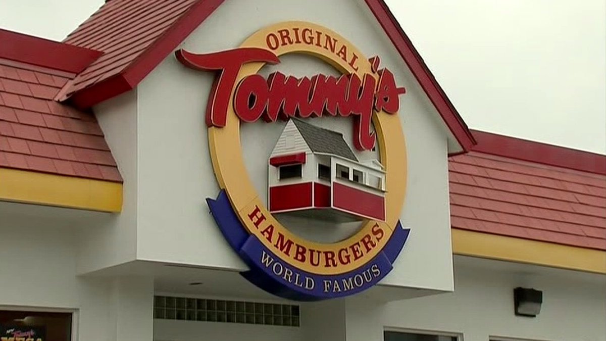 KTLA's tweet photo. Original Tommy's offers 70-cent chili burgers today to celebrate 70th anniversary. Details: https://t.co/xRJy7v6ejo https://t.co/vmq6am0oSK