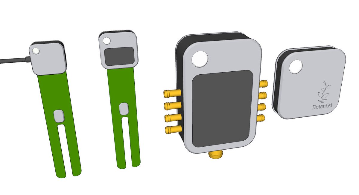 botani_st's tweet photo. Possible new design? Smaller, cleaner and more discrete. Wired &amp; wireless sensors, irrigation valve and controller. https://t.co/1pcupNAosV