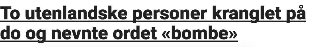 MargretheU's tweet photo. Ikke at jeg ikke <3 #agurknytt, men det eneste som er kleinere enn den overskriften er om de faktisk er terrorister https://t.co/EwlnqNRxWZ