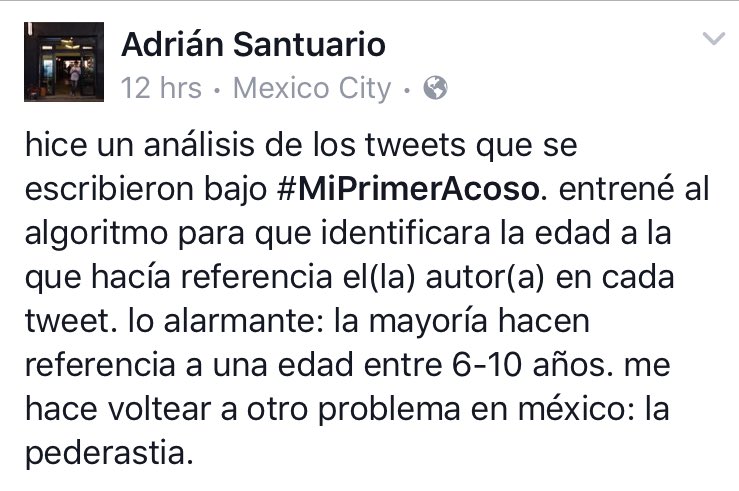 Edades de #MiPrimerAcoso. Lo bueno es que nos importa tanto la infancia.