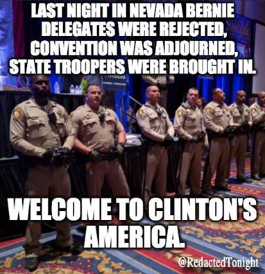 LeeGolden6's tweet photo. Hey #BernieSanders supporters, don't see @realDonaldTrump doing this to you! #ProtestHillary
https://t.co/PyAqKOWptv https://t.co/0vEkeA79lx