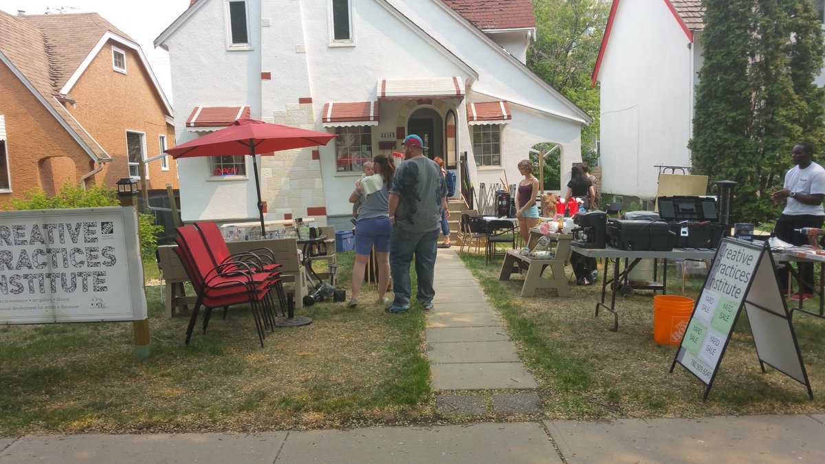 COME ON DOWN to our Garage Sale  Refreshments will be $5 and $2 BBQ! 10149 122 st downtown.