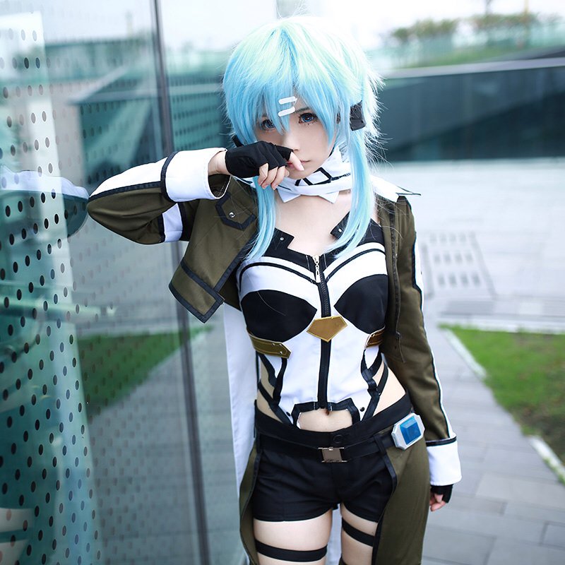 VirtuaIKirito's tweet photo. Sinon cosplay👌 https://t.co/cnO1Hl4tFW