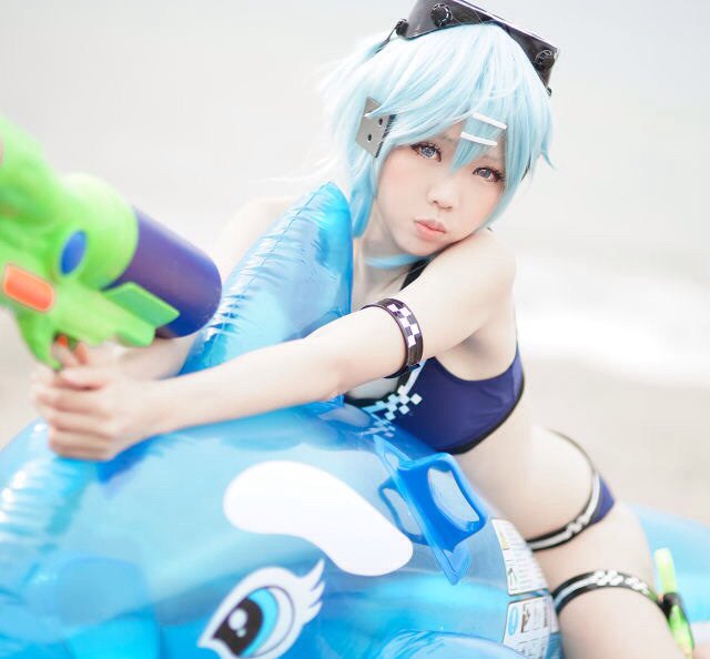 VirtuaIKirito's tweet photo. Sinon cosplay👌 https://t.co/cnO1Hl4tFW