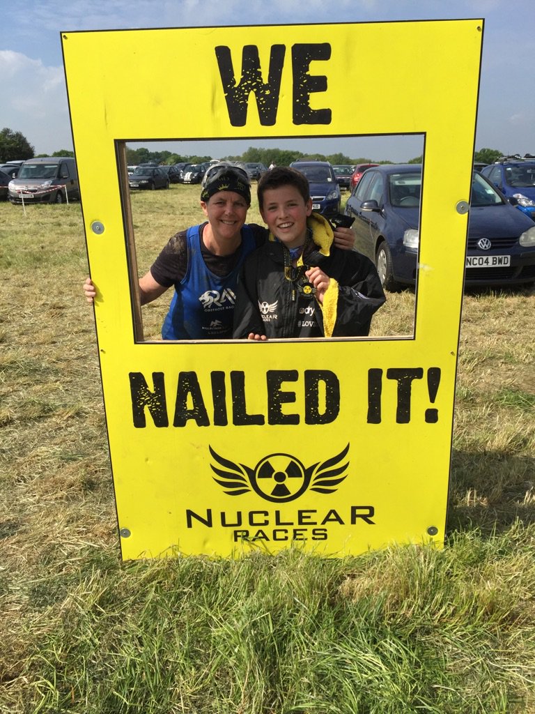 J4NEYM's tweet photo. @TheNuclearRaces What a fantastic weekend. 12k for me yesterday and 3k with my Rookie today. #TeamRAW #RAWORT https://t.co/aGPptud790