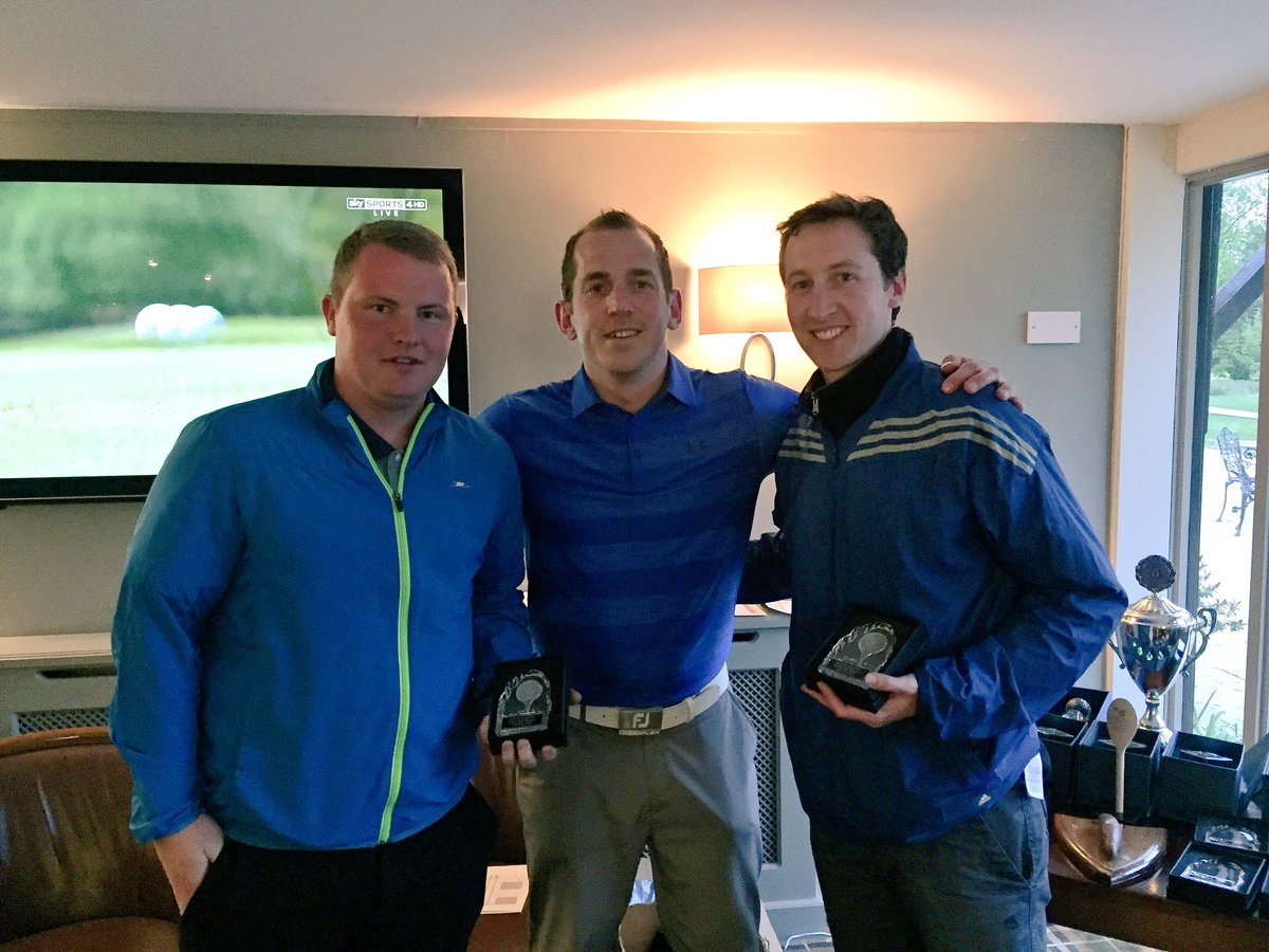 MajorMasters1's tweet photo. Texas Scramble Winners. Team Bubble. 
Ryan, John OD &amp; not in the picture James OD &amp; Bubble. #MajorMasters2016 https://t.co/QmYDvKmGuh