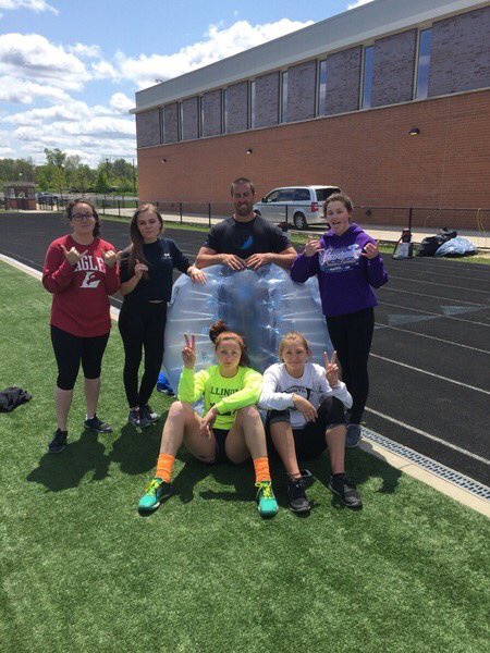 tylerhansen333's tweet photo. Fun day of bubble soccer with these girls. #Hansenators https://t.co/tRmrUToJuV