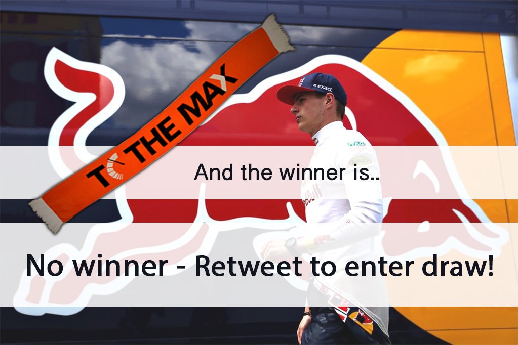F1Maximaal_nl's tweet photo. No winner in our competition! Because Max won today, we will make a DRAW! RT to enter, winner = picked tomorrow! #F1 https://t.co/bZRUzmi1Z5