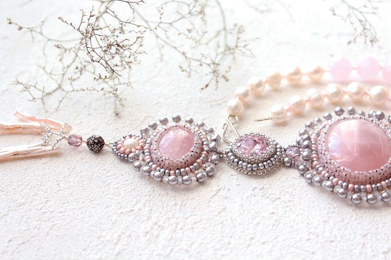 Silver Rose Quartz Statement necklace
#necklace #Pendant # Roseguartz
etsy.com/listing/261832…