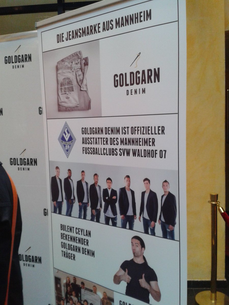Hirnfeuer's tweet photo. #Goldgarn Denim - spannende neue Modemarke aus Mannheim. Erst wenige Monate am Markt und schon erstes Sponsoring. https://t.co/cfisJgycCZ