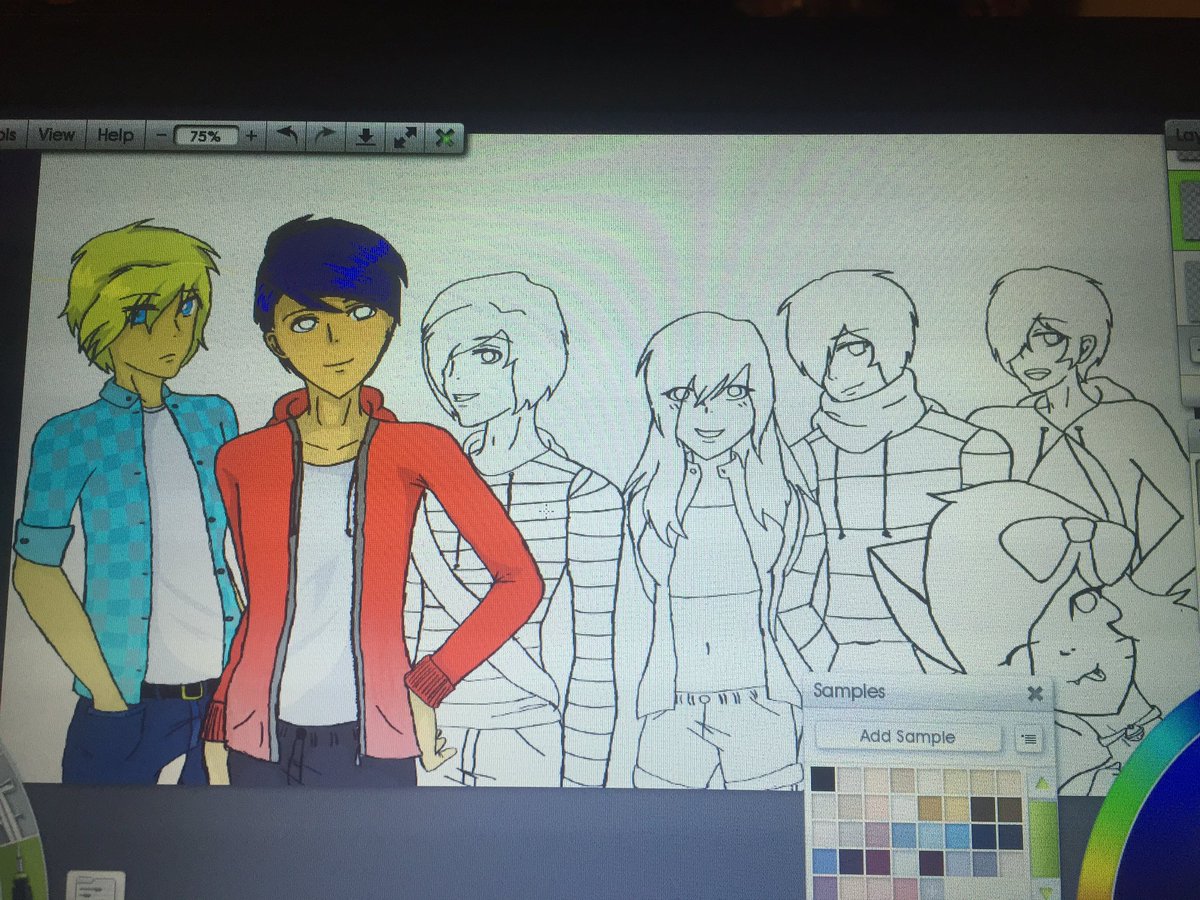 X_ScarletStar_X's tweet photo. @_Aphmau_  My god this is taking forever… https://t.co/MXKxtZn8TE