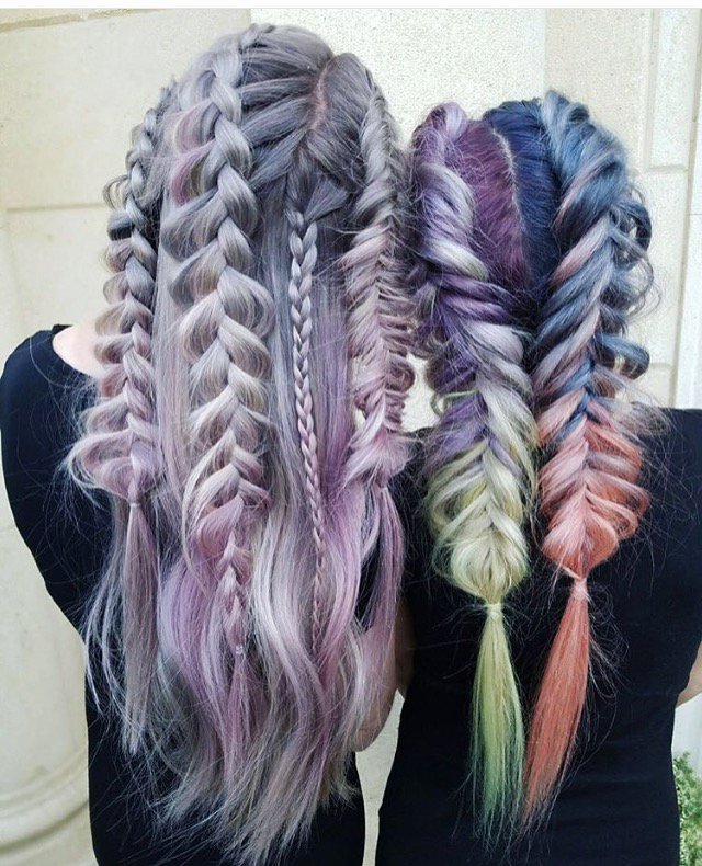 fudgeurban's tweet photo. Summer Hair Braid Inspo ๐๐ #fishtailbraid #classicbraid #rainbowhair #braids #regram #hairideas https://t.co/H7kjv3esGM