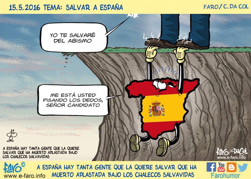 democraciareal's tweet photo. Salvar a España, por Andrés Faro
#26J https://t.co/PH9nE0qd9R