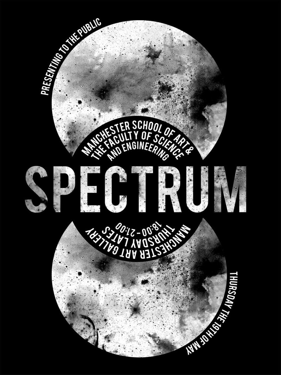 ProjectUnitX's tweet photo. #SciArt #ArtSci @MMUSpectrum takes place this Thursday @mcrartgallery #UnitX2016 Art & Science #collaboration https://t.co/YD7suLehjk