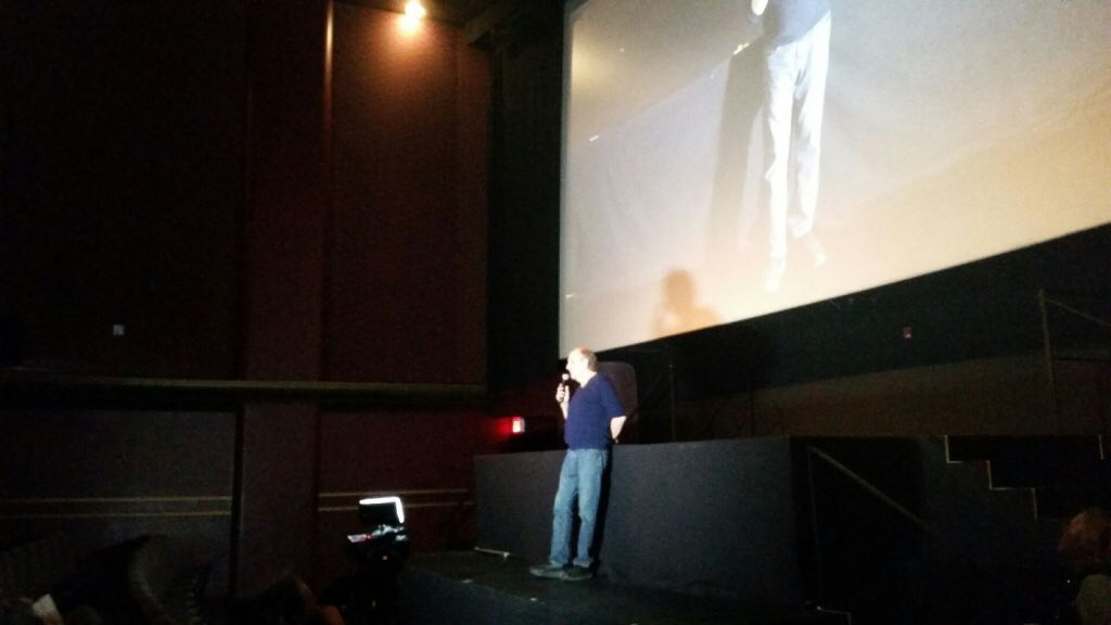 TJFFtweets's tweet photo. Rick Salutin introduces doc HONEST ED MIRVISH @TheBloorCinema in front of a #FullHouse! #TJFF2016 #LastDay #HonestEd https://t.co/ICaDHBvJ7W