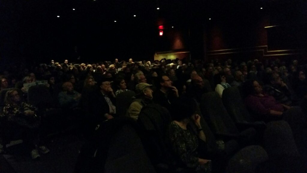 TJFFtweets's tweet photo. Rick Salutin introduces doc HONEST ED MIRVISH @TheBloorCinema in front of a #FullHouse! #TJFF2016 #LastDay #HonestEd https://t.co/ICaDHBvJ7W
