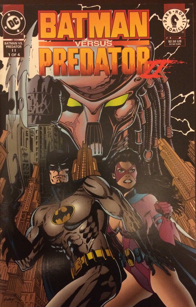 CapsuleComic's tweet photo. #Batman v Predator from #DCComics   A classic What-If story! Expect awesome #comicbooks like this from ComicCapsule https://t.co/2rZZK3BzF5