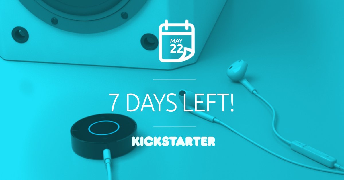 HUB 7 days left ow.ly/10aZzN on #Kickstarter