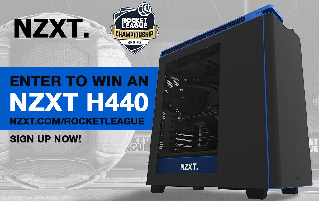 NZXT's tweet photo. This week's #RLCS is winding down, and so is our Blue H440 case #giveaway!
RT + Enter: https://t.co/4AIe6GWvCi https://t.co/Rb47GwzXnE