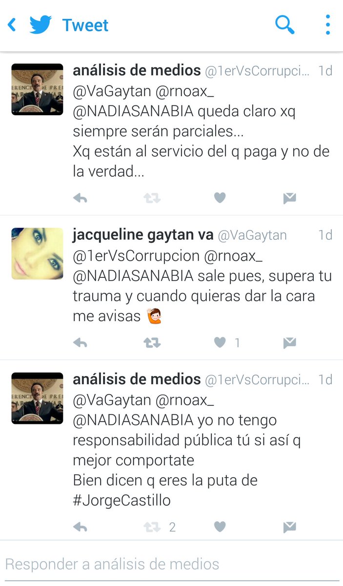 1erVsCorrupcion's tweet photo. La prostitución de los medios y el servicio brinda están en función del 💵no de la verdad Así lo deja claro @VaGaytan https://t.co/eE0OeVSmiK