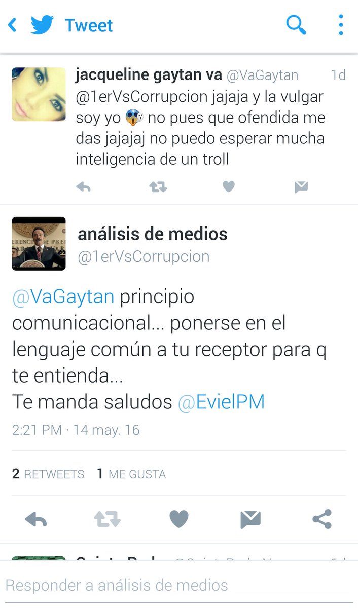 1erVsCorrupcion's tweet photo. La prostitución de los medios y el servicio brinda están en función del 💵no de la verdad Así lo deja claro @VaGaytan https://t.co/eE0OeVSmiK