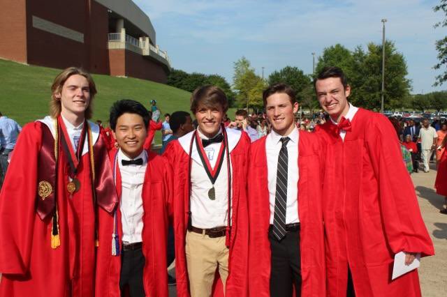 tuck_wiggins's tweet photo. Beginning of senior year to the end. What a journey boys https://t.co/UMKKhCDZBP