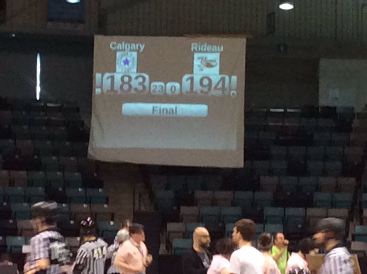 BeaverFever2016's tweet photo. Final score is 183-194 for @RVRollerGirls #BeaverFever2016 https://t.co/no0VupkOUi