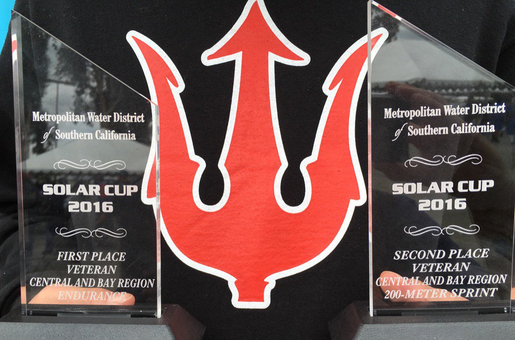 PVHS_PVIT's tweet photo. Congrats #PVIT #SolarCup2016 team - 1st in Endurance, 2nd in Sprint for Central & Bay Region! @PVHS_Seakings https://t.co/MyGFNKjvEk