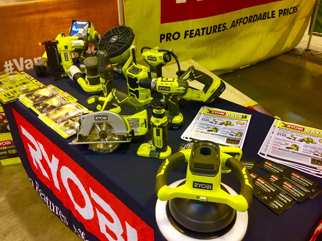 adritoolnation's tweet photo. The next generation of power! Over 70 TOOLS work with the same battery!  @RYOBIpowertools #RyobiNATION #RyobiDAYS https://t.co/dDn1LQFoPM