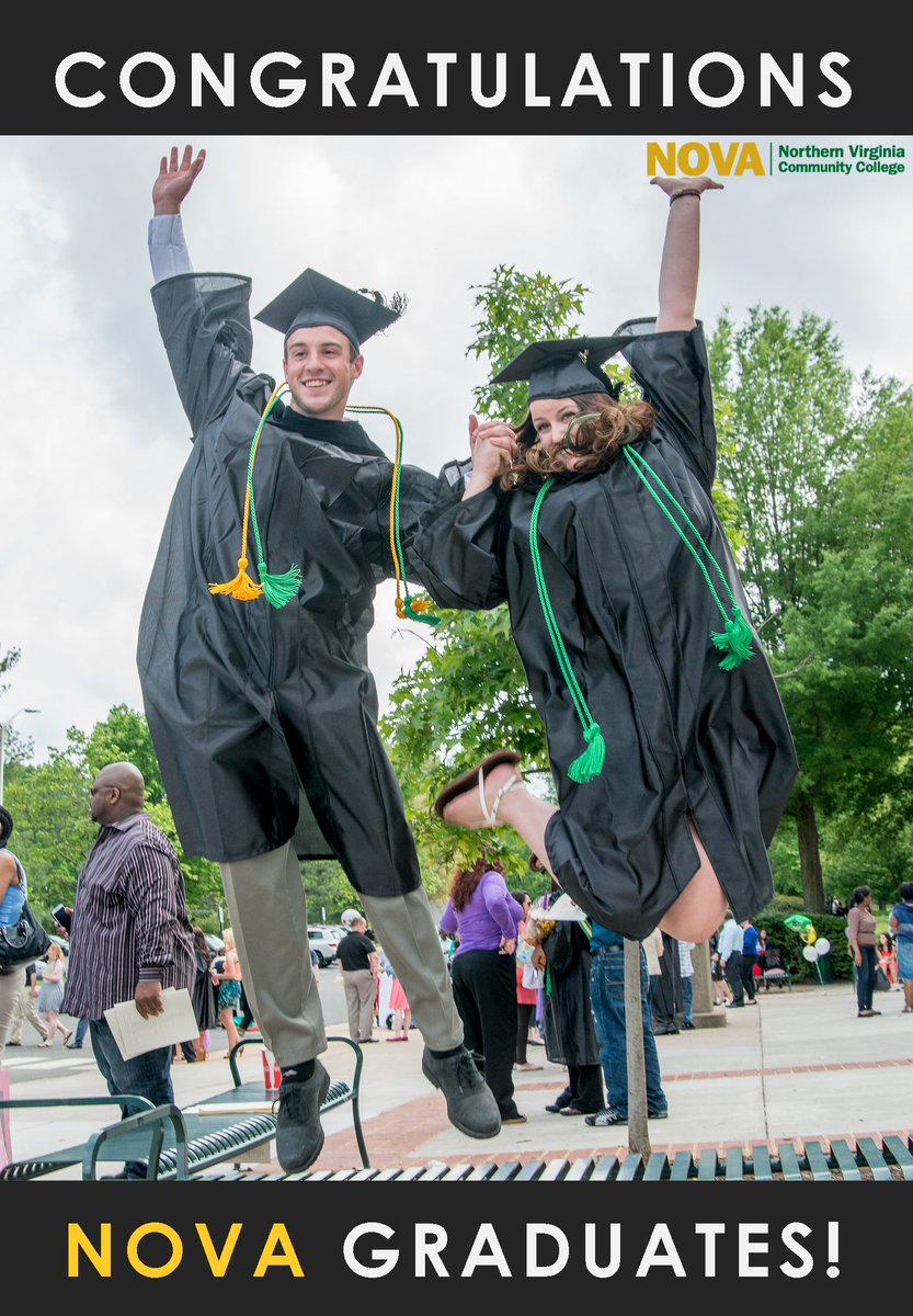 NOVAcommcollege's tweet photo. Congratulations NOVA Graduates! Post your graduation photos with #NOVAgrad16 and #NOVAstrong https://t.co/NPQRBAKZRI