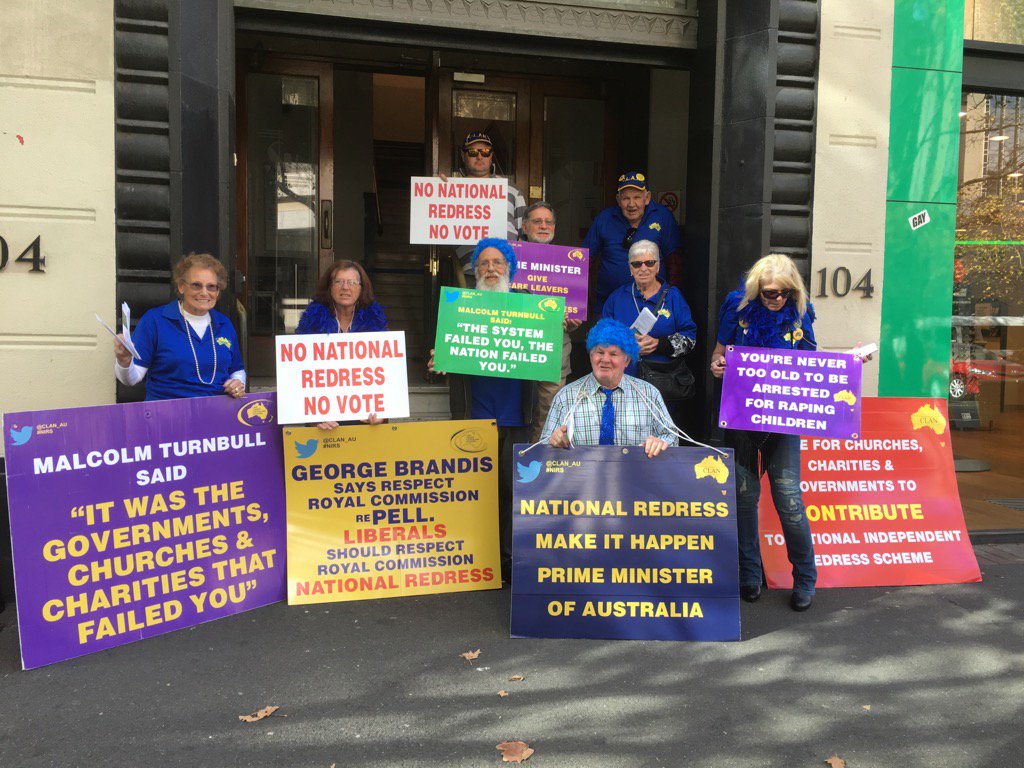 CLAN_AU's tweet photo. @TurnbullMalcolm @LiberalAus #CareLeavers never going away National #Redress Thanks for your support #Clannies #NIRS https://t.co/BQDSLHuoGd