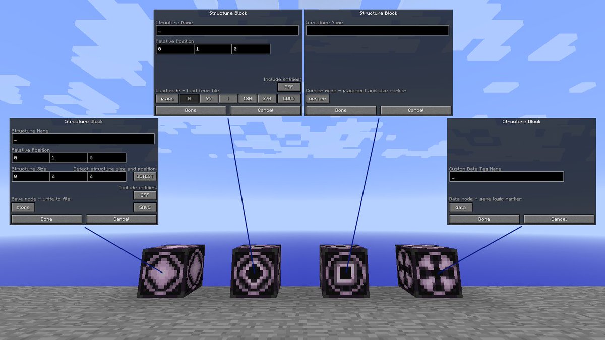 Searge On Twitter The Ui For The Structure Block Didn T Change
