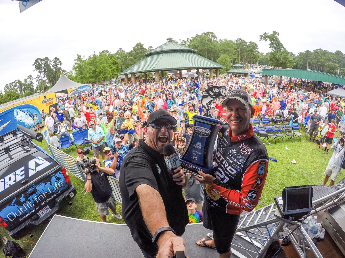 KVD gets it done, with win 21. VanDomination from day 1! 
Congrats my friend, but first let's take a <a href="/GoPro/">GoPro</a> selfie